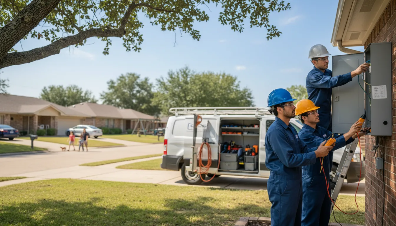Certified electrician providing emergency electrical services in Dunnegan, MO